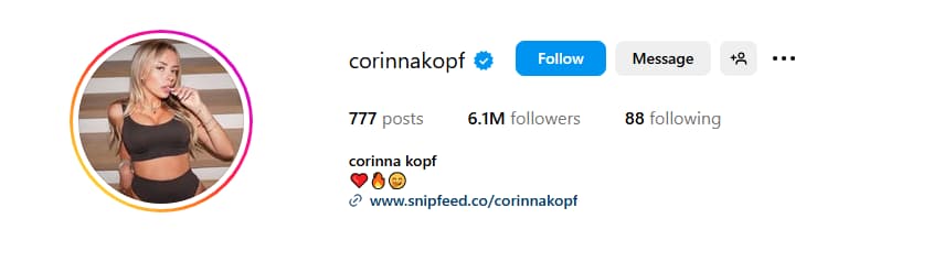 Corinna Kopf - The Vlog Squad Star Turned OnlyFans Millionaire